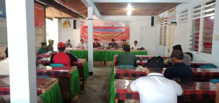 Rapat Musyawarah Desa Laporan Pertanggungjawaban Bumdes Laksadana Tahun Buku 2022